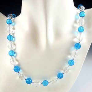 Faceted Crystal Quartz Necklace